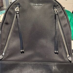 Michael Kors Sleek Black Backpack